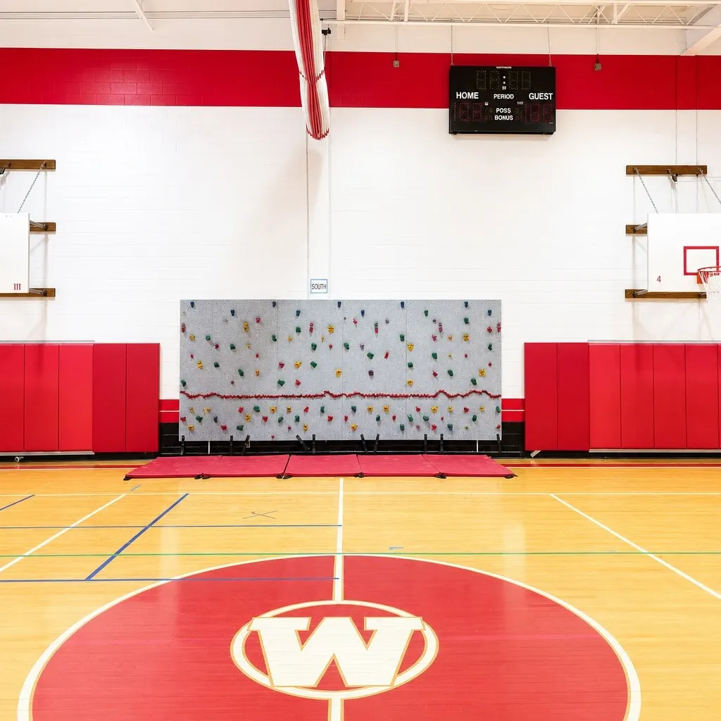 Rock climb wall, Gym
