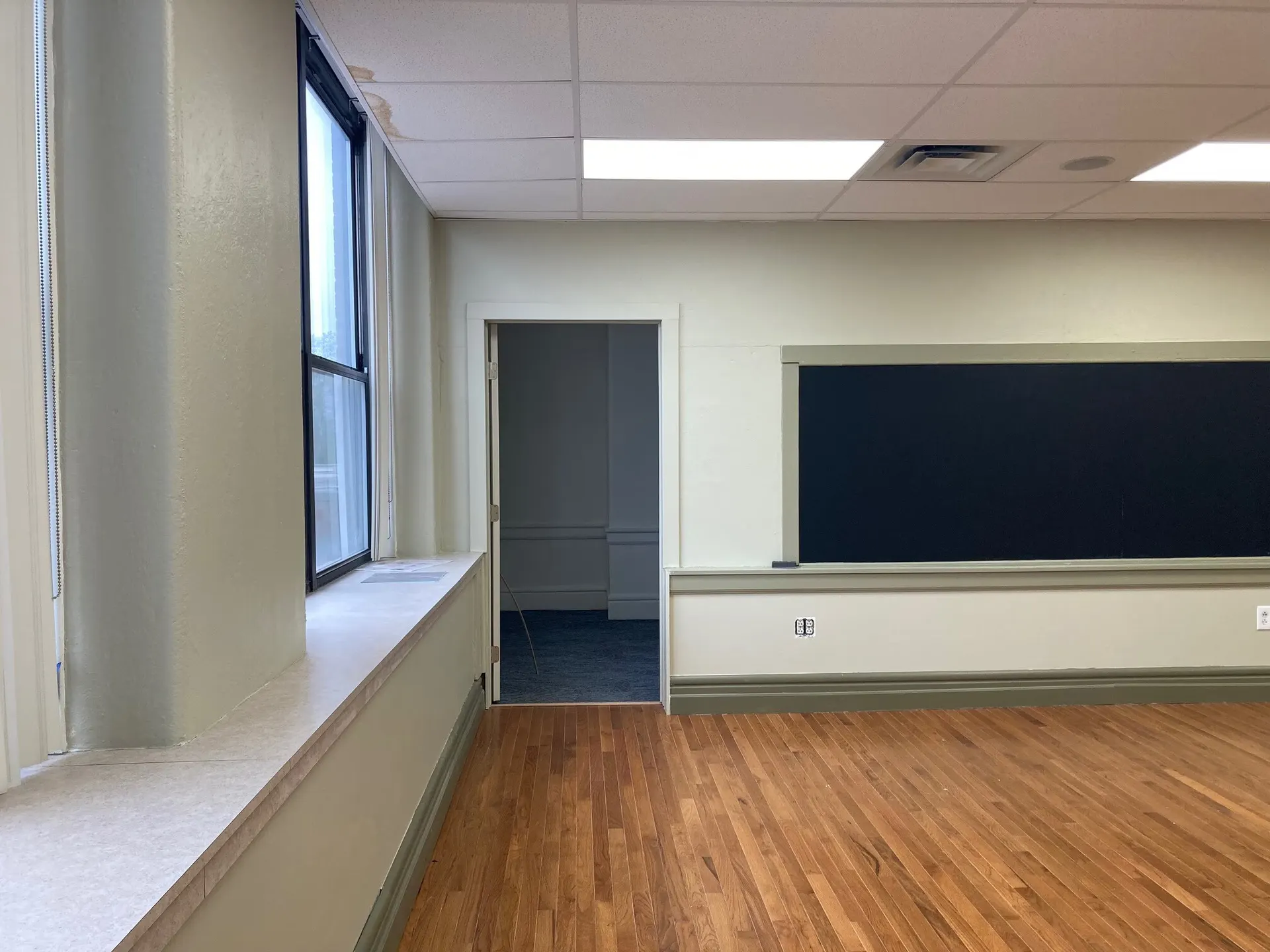 205 closet/restroom entry, Suite 205
